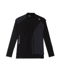 PUMA/ウィメンズ ゴルフ パフォーマンス ストレッチ スムース ブロッキング モックネック 長袖 シャツ/505998561