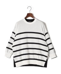 SHIPS WOMEN/SHIPS Primary Navy Label:SEAISLAND コットン ボーダー TEE/505998948