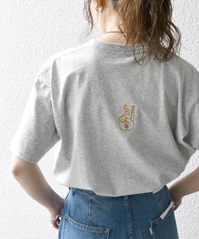 CHANCECHANCE】24SS PEACH T-SHIRT (CHANCECHANCE/Tシャツ