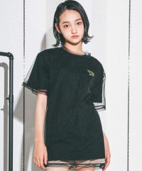 ZIDDY/チュールアンサンブル＆ビッグTシャツセット(130~160cm)/506000696