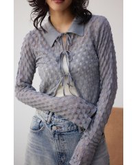 AZUL by moussy/ポップコーンジャガードニット/506000864