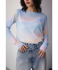 AZUL by moussy/ニュアンスパターンシアートップス/506000868