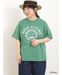 Samansa Mos2/【Disney】ピーター・パン/カレッジライクプリントTシャツ/506001073