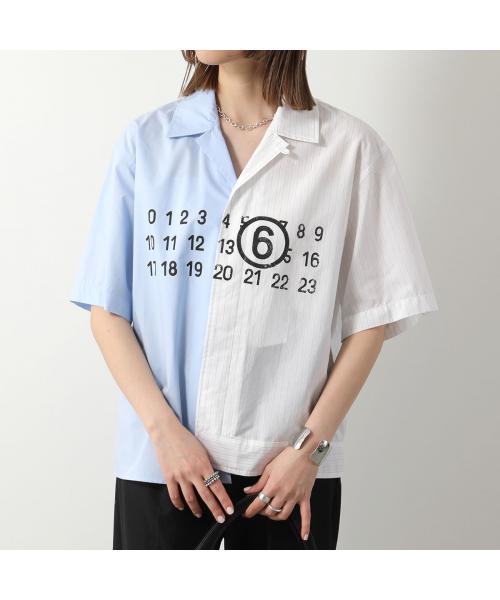 MM6 Margiela エムエムシックス マルジェラ　シャツ 半袖 白シャツ エムエムシックス メゾン マルジェラ MM6 Maison Margiela MM6 T