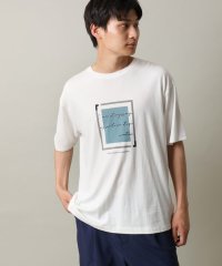 a.v.v (MEN)/【接触冷感】スクエアプリントセミワイドシルエットTシャツ/505890282