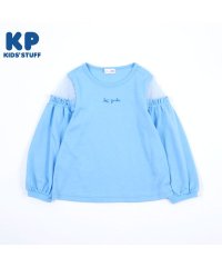 KP/KP(ケーピー)【日本製】肩ドットチュールの長袖Tシャツ(140～160)/505921064