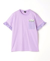 green label relaxing （Kids）/TJ フラワーポケット Tシャツ 140cm－150cm/505971701