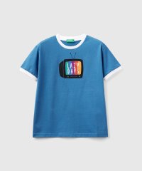 BENETTON (UNITED COLORS OF BENETTON BOYS)/キッズフロントプリント半袖Tシャツ・カットソーB/505992061