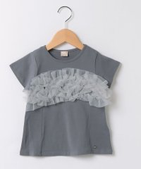 petit main/【リンク】チュールフリルAラインTシャツ(キッズサイズ)/505994152