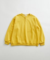 ADAM ET ROPE'/【WEB限定】ヘビーウェイト ヘンリーネック ロングスリーブ Tシャツ / ルーズシルエット / ロングシーズン着用可能 / ユニセックス/505996957