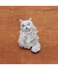 Jolly Poupee/ファーねこブローチ/506002112