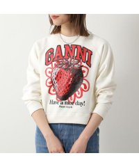 GANNI/ガニー GANNI GANNI スウェット Isoli Raglan Strawberry Sweatshirt/506002720