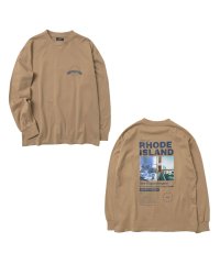 GLAZOS/バックフォトプリント長袖Tシャツ/506002803