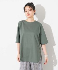 collex/【接触冷感・UVカット】コンパクトクールチュニックTシャツ/506003113