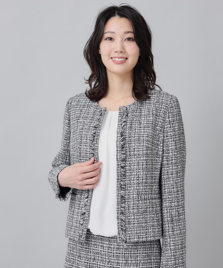 まるっと様 UNTITLED近年モデルアンベリール ツイードノーカラージャケット UNTITLED OFFICIAL SITE｜アンタイトル オフィシャルサイト