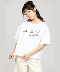 To b. by agnes b./WEB限定 WU52 TS ウィズラブTシャツ/505815399