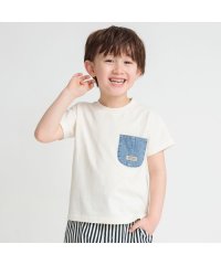 BRANSHES/デニムポケット半袖Tシャツ/505985387