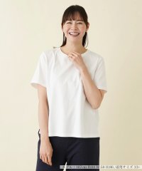 Leilian PLUS HOUSE/洗えるＴシャツ【Leilian WHITE LABEL】/505995276