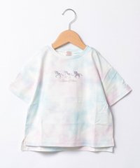 mezzo piano/ユニコーン　タイダイプリント半袖Ｔシャツ/505999318