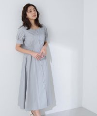 NATURAL BEAUTY BASIC/ハートネックシャツワンピース/506000972