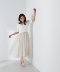 NATURAL BEAUTY BASIC/オーガンドッキングニットワンピース/506000977