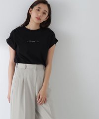 NATURAL BEAUTY BASIC/切替スリーブロゴTシャツ/506000981