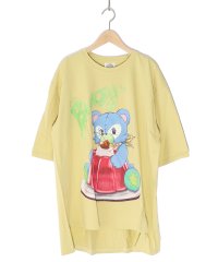 ScoLar/ゼリーを独り占め！クマのプリントBIG Tシャツ/506002116