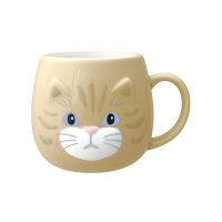 cinemacollection/マグカップ ねこのかおマグ BE デコレ 猫グッズ かわいい グッズ /506002162