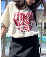 MODISH GAZE/モディッシュガゼ MODISH GAZE ハート ピグメントTシャツ/506002859