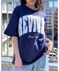 RAD CHAMP/REVIVAL 発泡PT ビッグシルエットTシャツ/506002860