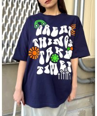 RAD CHAMP/レトロヒッピービッグシルエットTシャツ/506002866