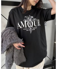 RAD CHAMP/AMOUR 花柄プリントTシャツ/506002869