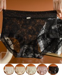 shoppinggo/ショッピングゴー shoppinggo レースショーツ 花柄 セクシー ショーツ単品 パンティ 薄型 総レース 透け感 下着 ランジェリー シースルー ふんどし/506003361
