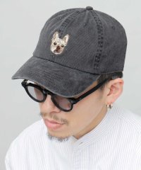 Besiquenti/BASIQUENTI ベーシックエンチ キャップ ローキャップ 帽子 刺繍 ブルドッグ 犬 /506003379