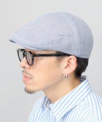 Besiquenti/BASIQUENTI ベーシックエンチ ハンチング帽 キャップ 帽子 ストライプ 深め ワイド/506003490