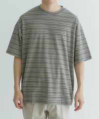 URBAN RESEARCH/マルチボーダーオーバーTシャツ/506003915