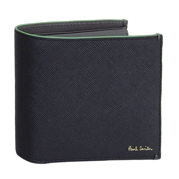 ポールスミス 二つ折り財布 サフィアーノレザー 新品 本革 バイ
