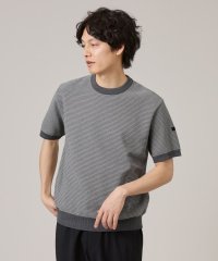 TAKEO KIKUCHI/【Made in JAPAN】和紙 ボーダーニットTシャツ/506004527