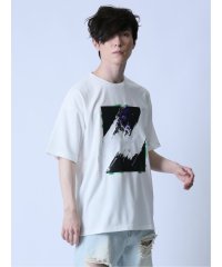 semanticdesign/ボックスプリント クルーネック半袖Tシャツ/506004649