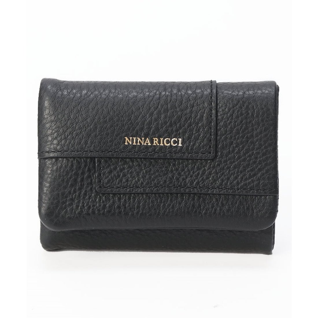 NINA RICCI 黒 二つ折り財布 ニナリッチ 二つ折り財布 小銭入れあり ウォレット ブランド