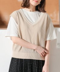 Honeys/Ｔシャツ付メッシュベスト/506004348