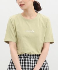 Honeys/ロゴプリントＴシャツ トップス Tシャツ カットソー レディース 白 黒 ロゴ 半袖 /506004350