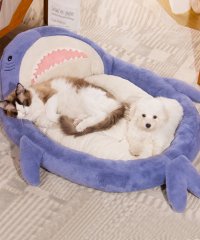 aimoha/アイモハ aimoha サメ型ペット用クッションベッド【返品不可商品】/506004746