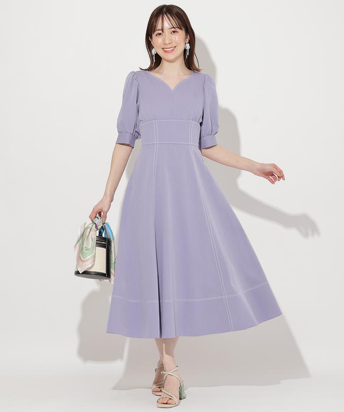 MILK♡ dreamハートワンピース♡サックス MILK（ミルク）の「Dream ハート ワンピース（ワンピース）」 - WEAR