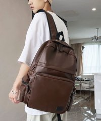 ninon/フロージュ florge 【A4収納・撥水加工】スムースレザーラウンドリュックサック/バックパック/506005300