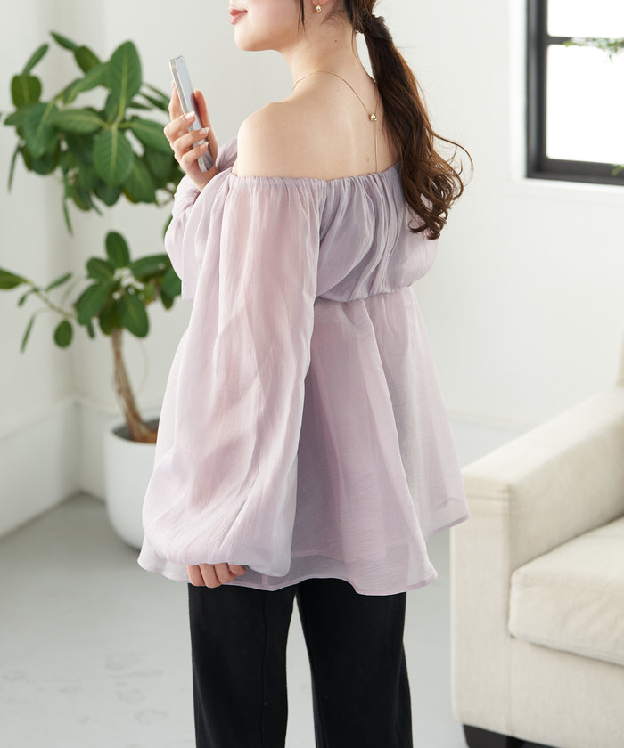 セール 60%OFF】【Chico】オフショルペプラムブラウス(506005517