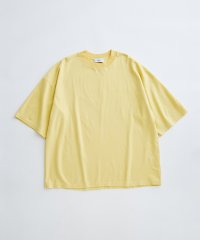 ADAM ET ROPE'/《新色追加》【Albini/アルビニ】オーガニック ポンチ ドロップショルダー ビッグ Tシャツ/506007034