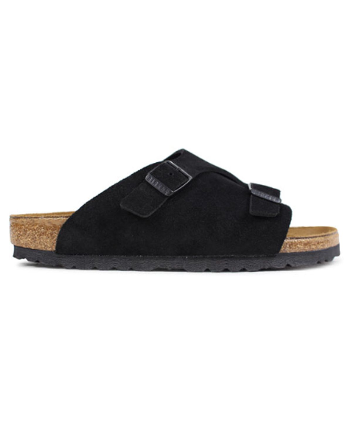 極美品 ビルケンシュトック チューリッヒ ファー サンダル ブラック 24.5 ビルケンシュトック BIRKENSTOCK チューリッヒ メンズ