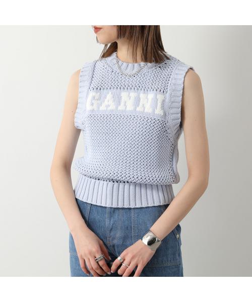 セール33%OFF】ガニー GANNI GANNI ニットベスト Cotton Rope