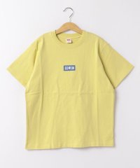 EDWIN/H/S BOX LOGO PRINT TYELLOW.GREEN/505942740